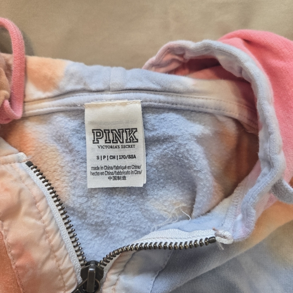 PINK Victoria's Secret Pastel Tie-Dye Hoodie - Picture 3 of 4